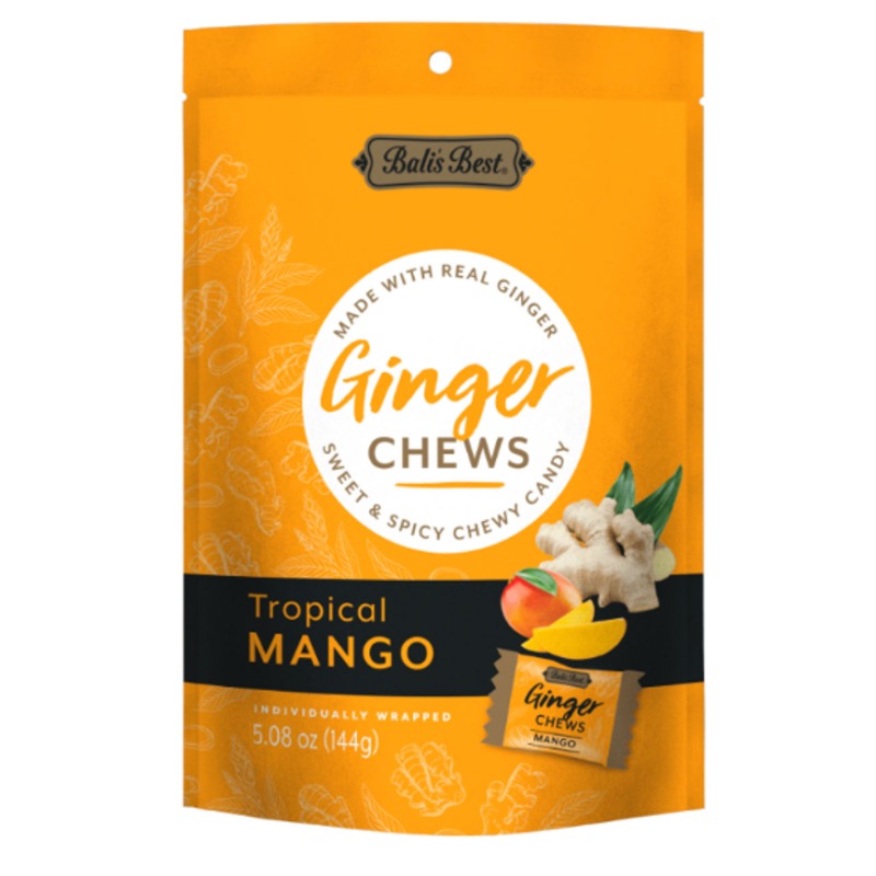 Balis Best Mango Ginger Chews 508 Oz Auntie K Candy 4763