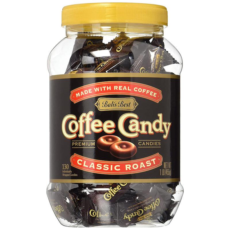 Balis Best Classic Roast Original Arabica Coffee Hard Candy Jar 100 P Auntie K Candy 3475