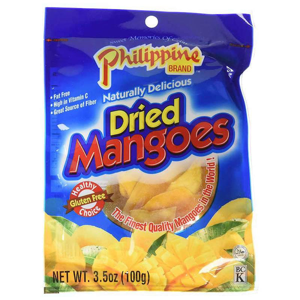 Philippine Brand Dried Soft and Chewy Mangoes 80g 