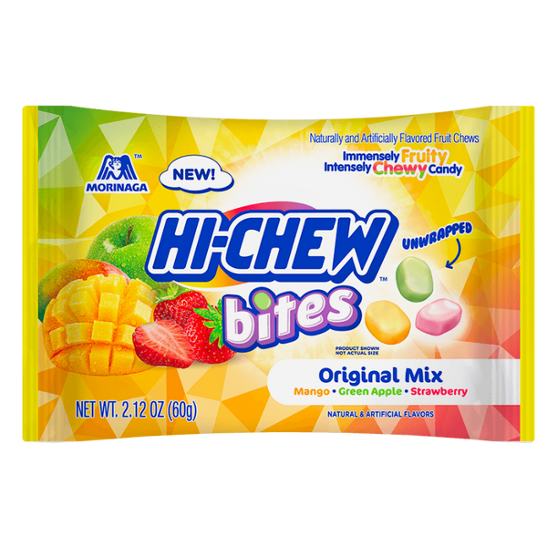 Morinaga Hi Chew Bites Original Mix Chewy Candy Strawberry Green