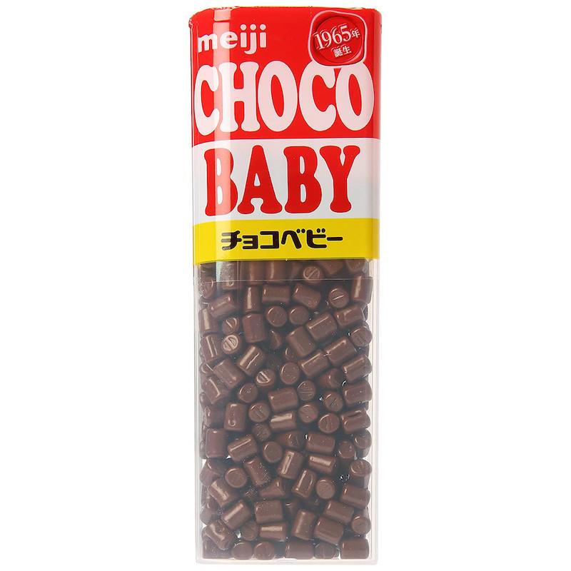 Meiji Japan Choco Baby Chocolate Hard Candy Hard Meiji 3.59 oz  Front Packaging